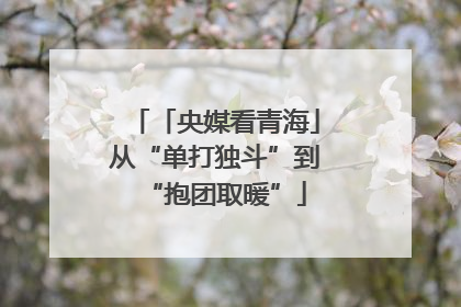 「央媒看青海」从“单打独斗”到“抱团取暖”
