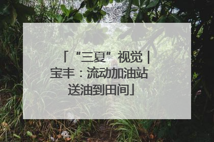 “三夏”视觉｜宝丰：流动加油站 送油到田间