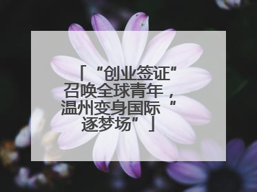 “创业签证”召唤全球青年，温州变身国际“逐梦场”
