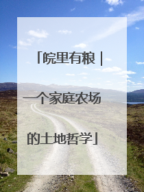 皖里有粮｜一个家庭农场的土地哲学