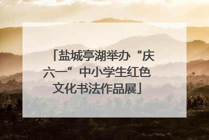 盐城亭湖举办“庆六一”中小学生红色文化书法作品展