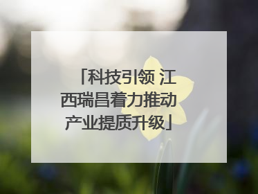 科技引领 江西瑞昌着力推动产业提质升级