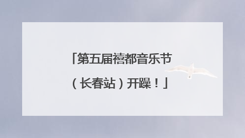 第五届禧都音乐节（长春站）开躁！