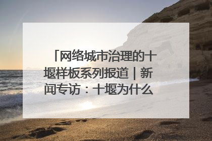 网络城市治理的十堰样板系列报道｜新闻专访：十堰为什么成为“黑马型”城市治理网络维度典型