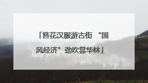 簪花汉服游古街 “国风经济”劲吹昙华林