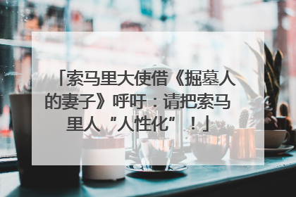 索马里大使借《掘墓人的妻子》呼吁：请把索马里人“人性化”！