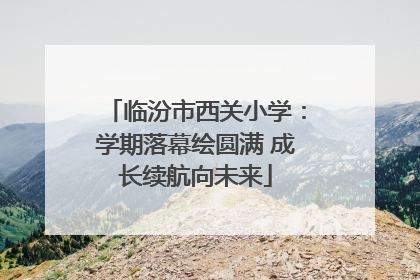 临汾市西关小学：学期落幕绘圆满 成长续航向未来
