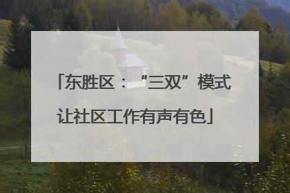 东胜区：“三双”模式让社区工作有声有色