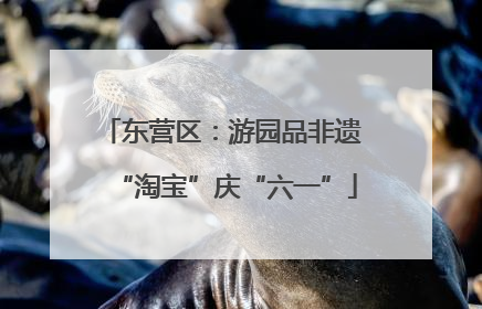 东营区：游园品非遗 “淘宝”庆“六一”