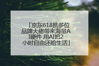 京东618携多位品牌大佬带来海量AI硬件 用AI把2小时自由还给生活