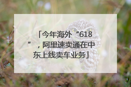 今年海外“618”，阿里速卖通在中东上线卖车业务