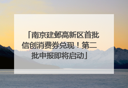 南京建邺高新区首批信创消费券兑现！第二批申报即将启动