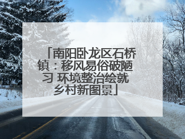 南阳卧龙区石桥镇：移风易俗破陋习 环境整治绘就乡村新图景