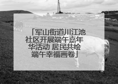 军山街道川江池社区开展端午嘉年华活动 居民共绘端午幸福画卷