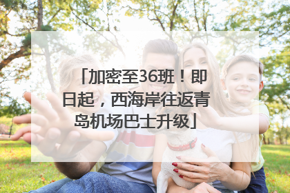 加密至36班！即日起，西海岸往返青岛机场巴士升级