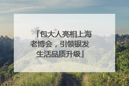 包大人亮相上海老博会，引领银发生活品质升级