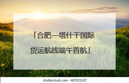 合肥—塔什干国际货运航线端午首航