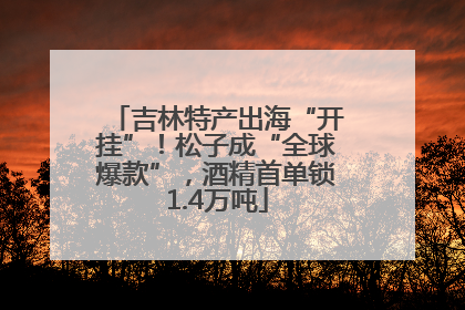 吉林特产出海“开挂”！松子成“全球爆款”，酒精首单锁1.4万吨