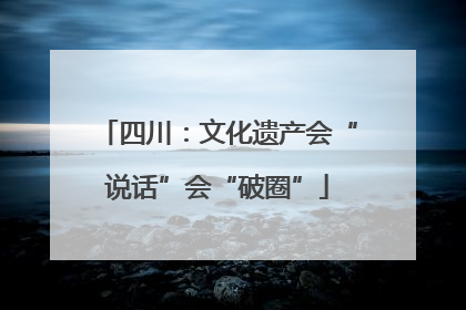 四川：文化遗产会“说话”会“破圈”