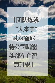 团队练就“大本事” 武汉霍尼特公司赋能头部车企智慧升级