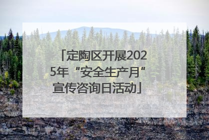 定陶区开展2025年“安全生产月”宣传咨询日活动