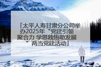 太平人寿甘肃分公司举办2025年“党建引领聚合力 学思践悟助发展”两当党建活动