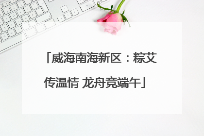 威海南海新区：粽艾传温情 龙舟竞端午
