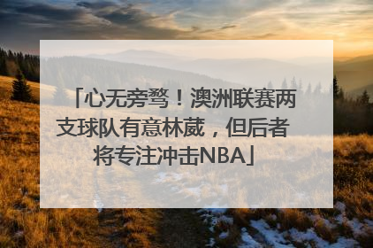 心无旁骛！澳洲联赛两支球队有意林葳，但后者将专注冲击NBA
