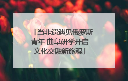当非遗遇见俄罗斯青年 曲阜研学开启文化交融新旅程