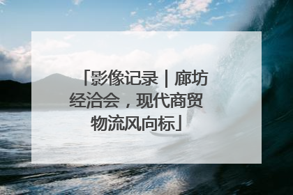 影像记录｜廊坊经洽会，现代商贸物流风向标