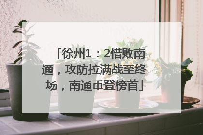 徐州1：2惜败南通，攻防拉满战至终场，南通重登榜首