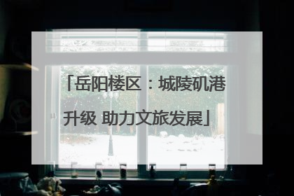 岳阳楼区：城陵矶港升级 助力文旅发展
