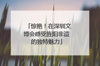 惊艳！在深圳文博会感受旌阳非遗的独特魅力