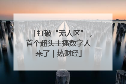 打破“无人区”，首个超头主播数字人来了｜热财经