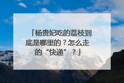 杨贵妃吃的荔枝到底是哪里的？怎么走的“快递”？