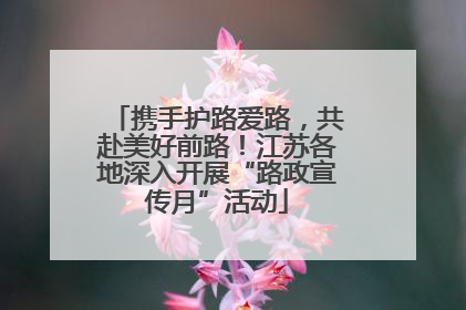 携手护路爱路，共赴美好前路！江苏各地深入开展“路政宣传月”活动