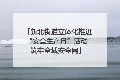 新北街道立体化推进“安全生产月”活动 筑牢全域安全网