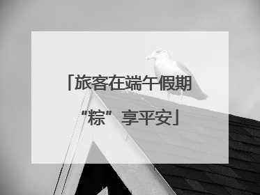 旅客在端午假期“粽”享平安