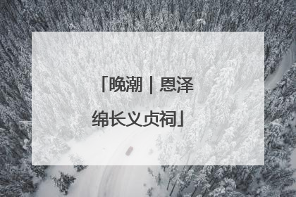 晚潮｜恩泽绵长义贞祠