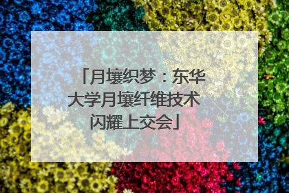 月壤织梦：东华大学月壤纤维技术闪耀上交会