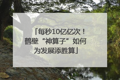 每秒10亿亿次！鹤壁“神算子”如何为发展添胜算