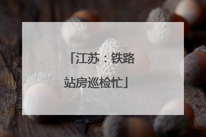 江苏：铁路站房巡检忙
