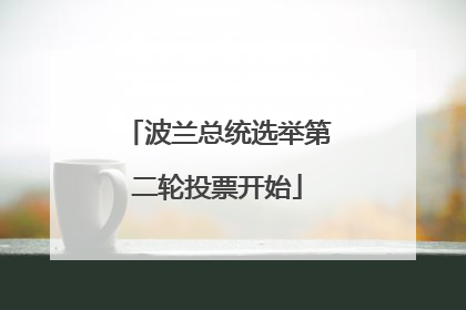 波兰总统选举第二轮投票开始