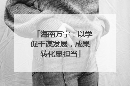 海南万宁：以学促干谋发展，成果转化显担当