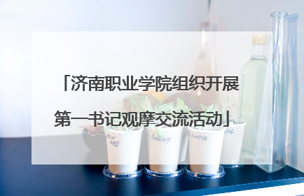 济南职业学院组织开展第一书记观摩交流活动