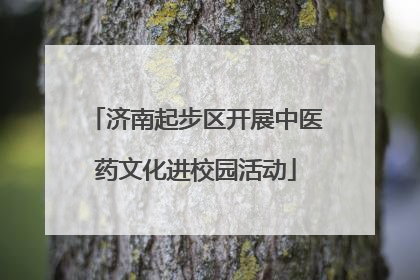 济南起步区开展中医药文化进校园活动
