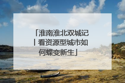 淮南淮北双城记丨看资源型城市如何蝶变新生