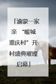 渝蒙一家亲 “暖城重庆村”开村盛典璀璨启幕