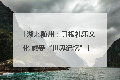 湖北随州：寻根礼乐文化 感受“世界记忆”