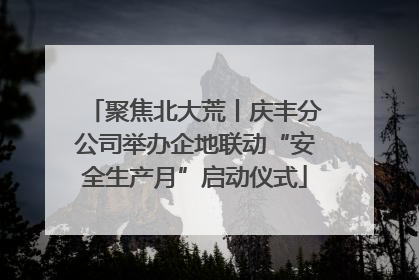 聚焦北大荒丨庆丰分公司举办企地联动“安全生产月”启动仪式